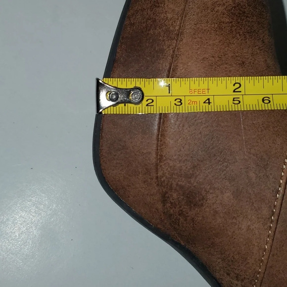 Hot Tomato Chunky Heel Lace Up Ankle Booties Size 9W - Picture 14 of 14